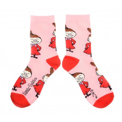 Носки женские Moomin Счастливая Малышка Мю Light Pink/Red